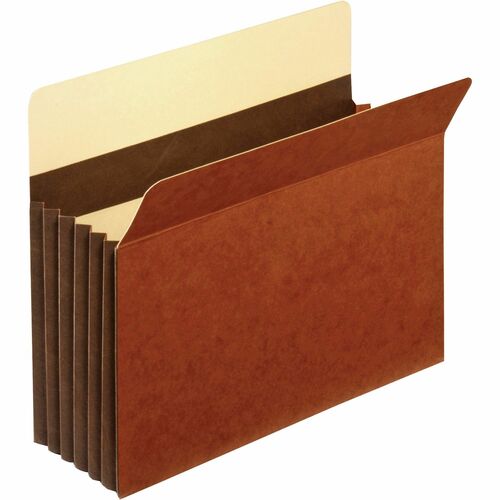 File, Pocket, 5.25" Expanding, Letter, Brown 10/BX