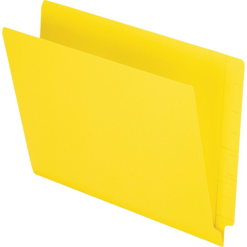 Folder, ET, Straight, Reinforced, Yellow 100/BX