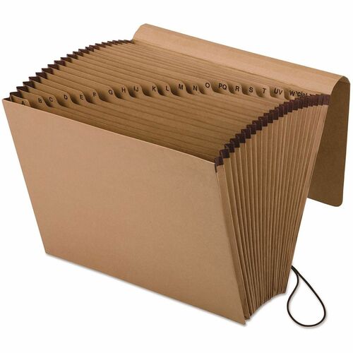 Kraft Expanding Files, Letter Size, Redrope