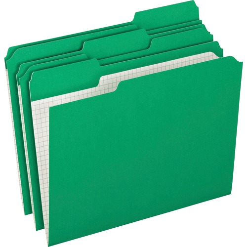 Folder, Letter, Double, 11 Point, 1/3, Long 100/BX