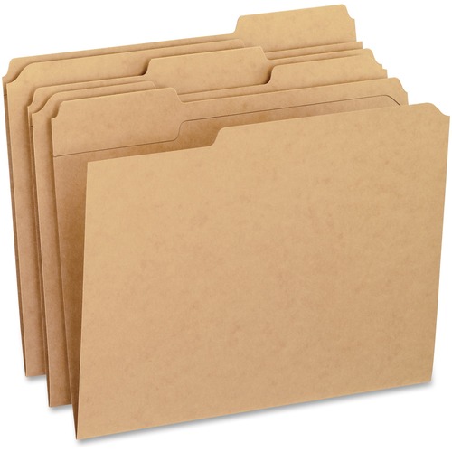 Folder, Letter, Double, 11 Point, 1/3 100/BX