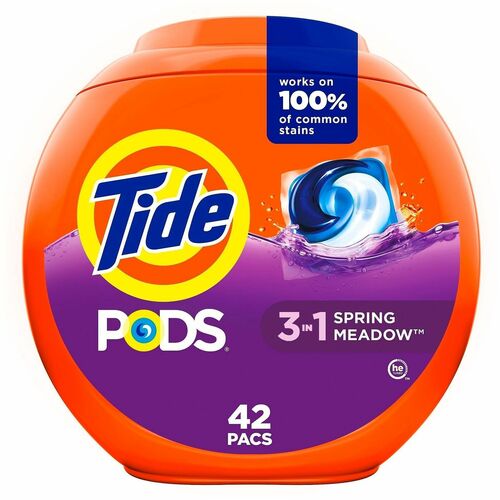 Detergent, Tide, HE, 42 Pods 42/PK