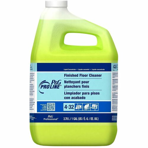 Cleaner, Floor Finish, Liquid, Clear, 1 Gallon 4/CT