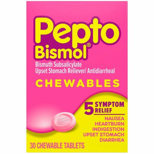 Pepto Chewtab Original with Cellophane 30/BX
