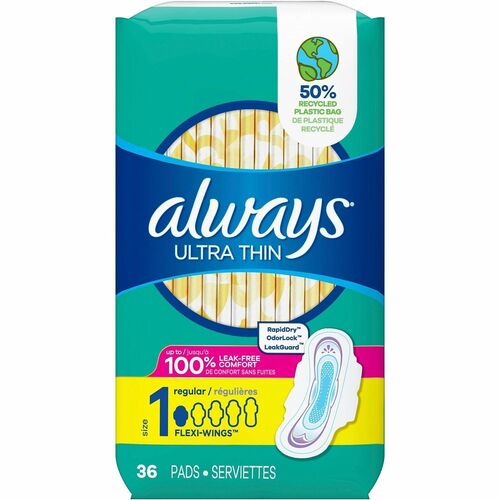 Fempads, ALW Ult, Reg, SZ 1, 36 6/CT
