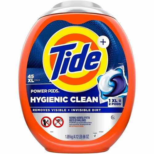 Detergent, Tide, Original, 45 Pod 4/CT