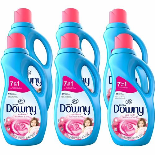 Softener, Fabric, Downy, April Fresh, 44Z, 60 Load 6/CT