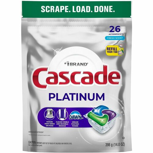 Detergent, Dw, Cscd Plt, 26pac