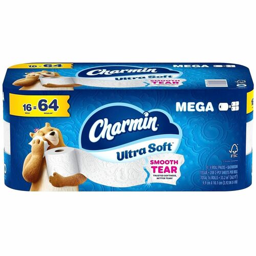 Charmin, U Soft, 2-Ply, 16 Mega