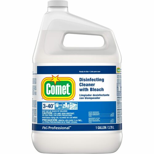 Disinfectant, Comet Bleach, 1 Gal