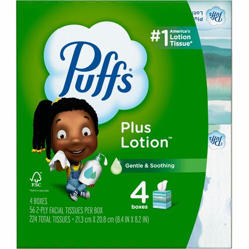 Tissue, Puffs, Plus 4/PK