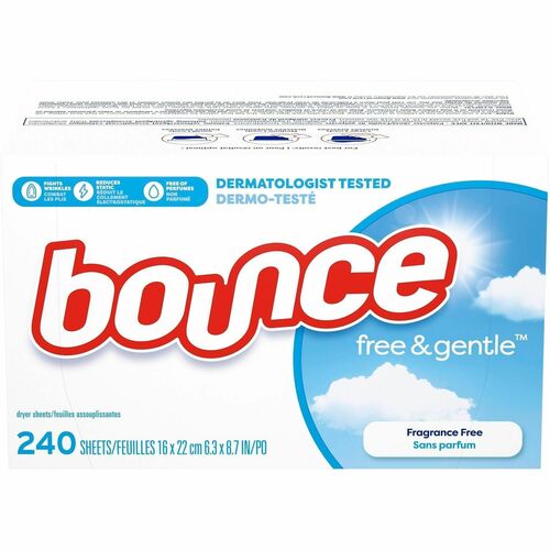 Softener, Dryer, Bounce, 240 Sheet 4/CT