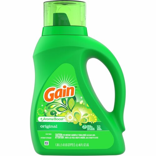 Detergent, Liquid, Gain, 46 Oz