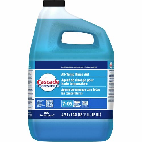 Rinse Aid, All Temperature, Clear, Cascade, 1G 2/CT
