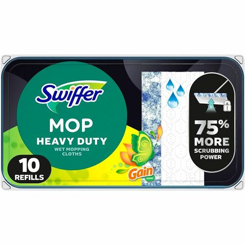 10 Swiffer Wet Hard Floor Gain 6/CT