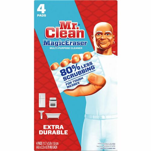 Pad, Cleaning, XTRPOWER, White 4/BX