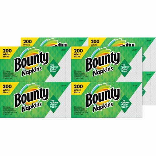 Napkin, White, 200 Sheets 8/CT
