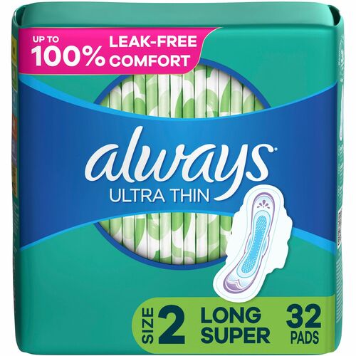 Fempads, Always Ultimate, Size 2 Long 32/PK