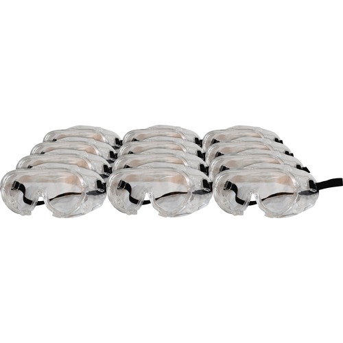 Goggles, Safety, No Antifog 12/BX