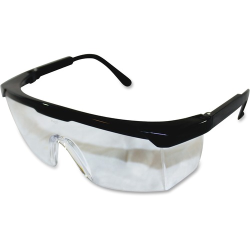 Eyewear, Safety, Adjustable, Black/Clear 12/BX