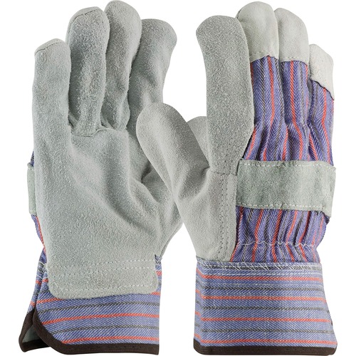 Gloves, Palm, Leather, L