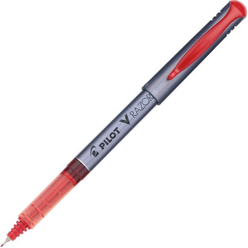 Pen, Liquid, V-Razor, 0.5 Millimeter, Red 12/DZ
