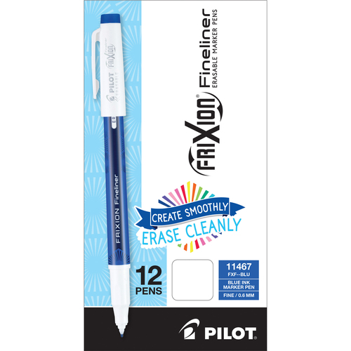 Pen, Frixion, Blue, Dozen 12/DZ