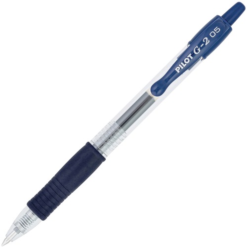 Pens, Gel, G2, Extra Fine, .5 Millimeter, Navy 12/DZ