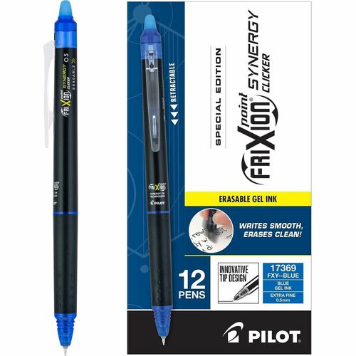 Pen, Gel, Fine Point, Synergy, .5, Blue 12/DZ