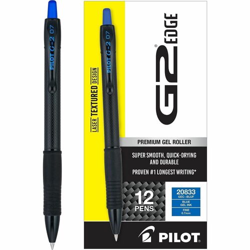Pen, Gel, G2 Edge, Blue, Fine 12/DZ
