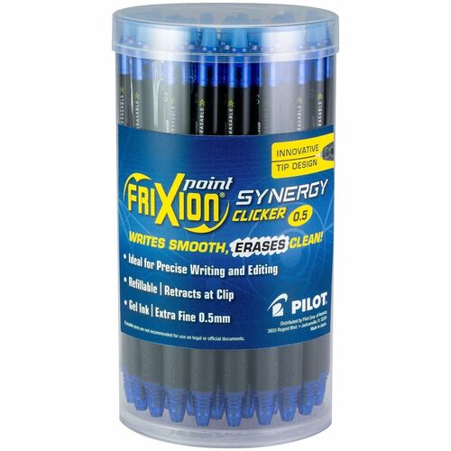 Pen, Gel, Fine Point Synthetic, Blue, Extra Fine 25/PK