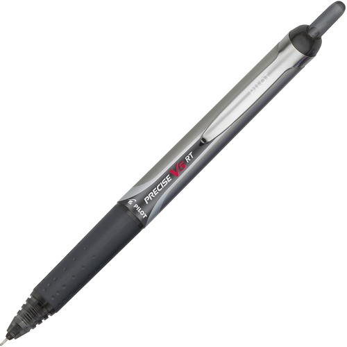 Pen, Precise, V5, Retractable, 0.5 Millimeter, Black 12/DZ