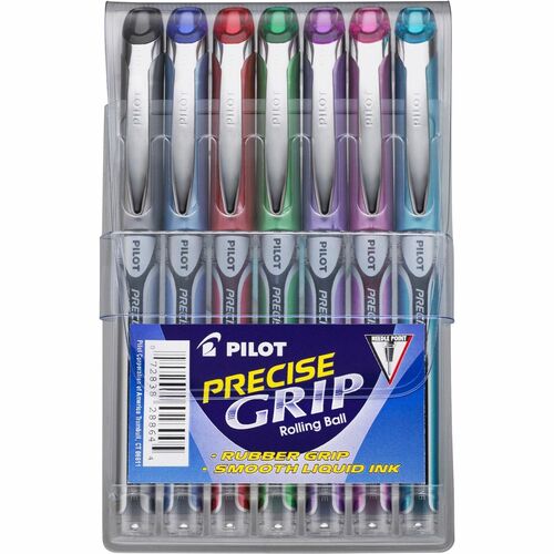 Pen, Precise Grip, XFN, Ast 7/PK