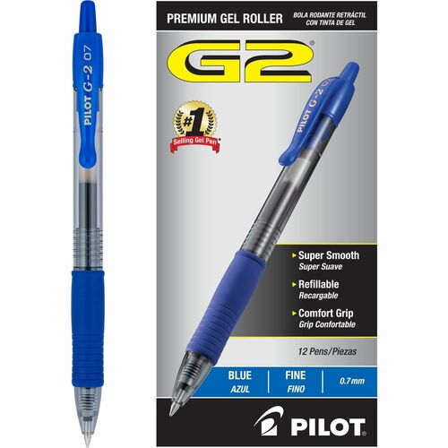 Pen, Gel, G2, Fine, Blue 12/DZ