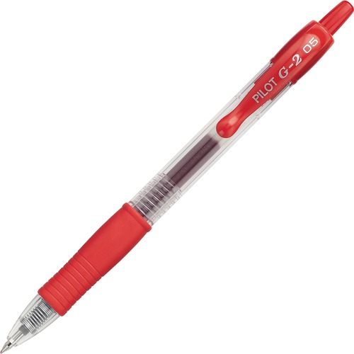 Pen, G2, Gel, Extra Fine, Red, UPC 12/DZ