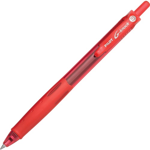 Pen, Gel, Green Barrel, Fine, Red 12/DZ