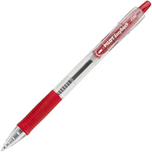 Pen, EZ-Touch, Ballpoint, Retractable, 0.7 Millimeter, Red 12/DZ