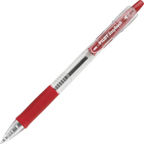 Pen, Ez-Touch, Ballpoint, Retractable, 1.0 Millimeter, Red 12/DZ