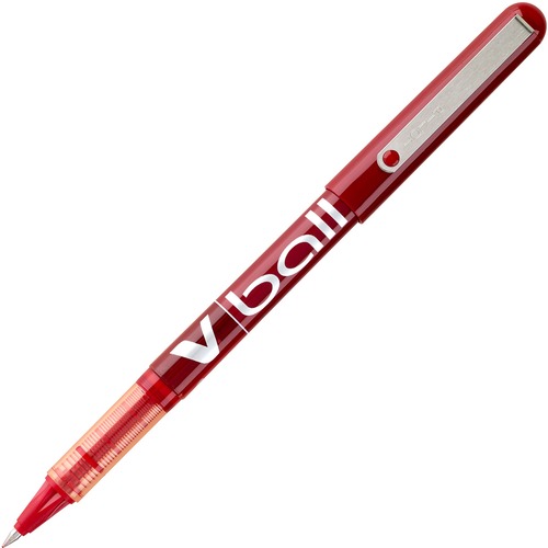 Pen, V Ball, Rollerball, 0.5 Millimeter, Red 12/DZ