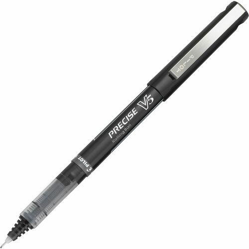 Pen, Precise, V5, Roller Ball, 0.5 Millimeter, Black 12/DZ
