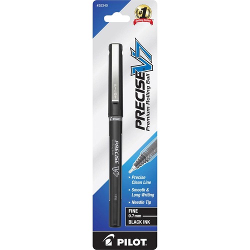 Pen, Roll Ball, Precise, V7, Black