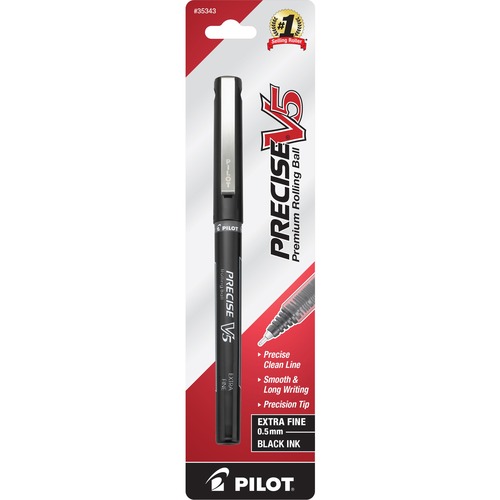Pen, Roll Ball, Precise, PV5, Black