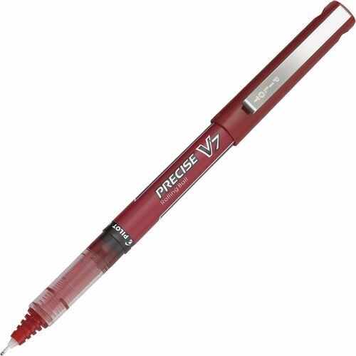 Pen, Precise, V7, RB, 0.7 Millimeter, Red 12/DZ