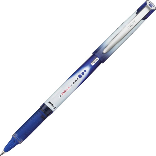 Pen, Rollerball, Volleyball, Grip, Extra Fine, Blue East 12/DZ