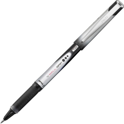 Pen, Vball, Grip, 0.7mm, Black 12/DZ