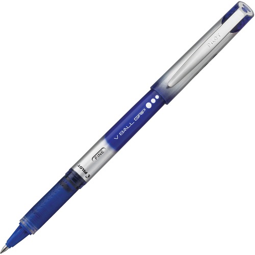 Pen, Vball, Grip, 0.7 Mm, Blue 12/DZ