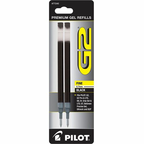 Refill, Gel, G2, Fine, Black 2/PK