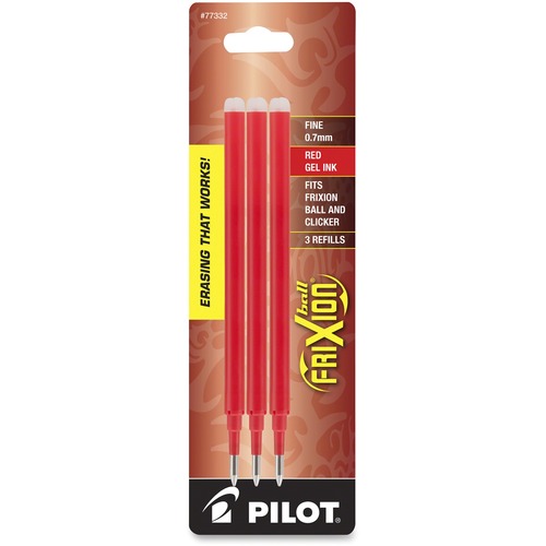 Refill, Frixion, Red 3/PK