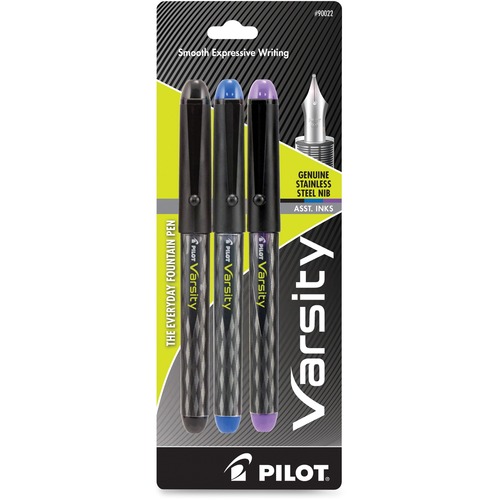 Pen, Fountain, Varsity, Medium, 3 3/PK