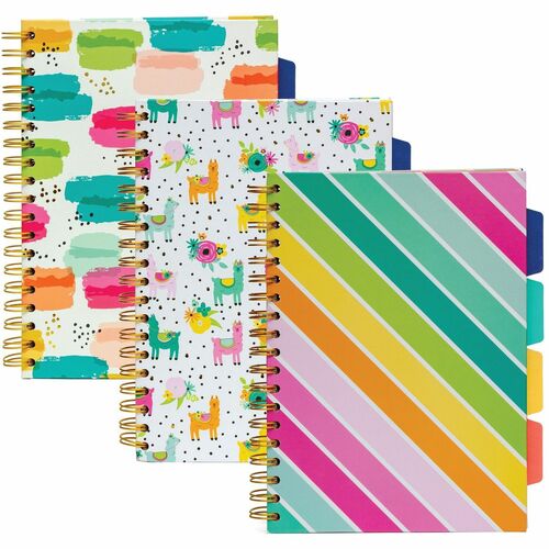 Notebook, 5 Sub, Rainbow 3/PK